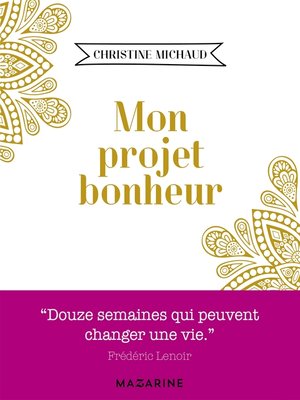 cover image of Mon projet bonheur